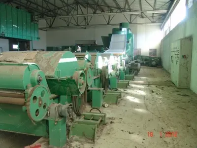 OMV Vergnasco, Tearing Machine, 1000mm, 6 Drums, with Hopper Feeder