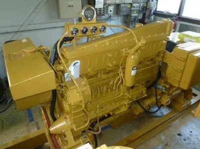 Caterpillar, 3406 DI-TA, Marine Auxiliary Generator, 320 eKW, 400 kVA, 60Hz