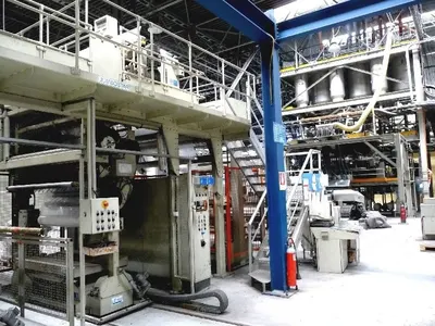Reifenhauser, 5 to 7 Layer Co-Extrusion Line, 1998, 1800mm Wide, 450-900 kg/h