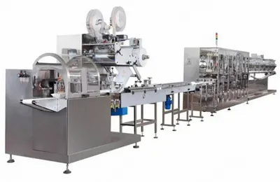 NovaStar, WP152, Wet Wipes Machine, Capacity 30 to 120 Pieces per Pack, 3500 to 4800 Pieces per Minute, 12200x2450x2200mm