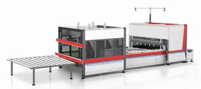NovaStar, MP205, Mattress Compress & Roll Packing Machine, 100 Tons Max Pressure, 2060x2300mm Pressure Plate, Folding Function