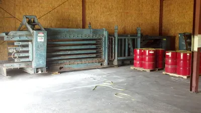 American, NSB 410, Auto Tie Horizontal Baler, 125 HP, 10 inch Cylinder, 40x48 inch Bale Size