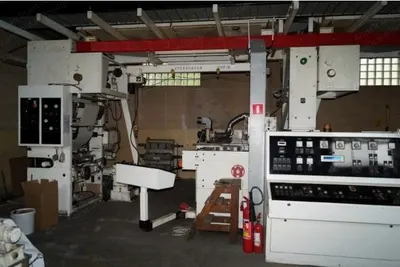 Windmoller & Holscher, Lamiprint, 1993, Acryl Foam Lamination Line & Stork Vinyl Production Line, 550mm and 1200mm Width