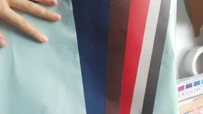 Pulp Color Paper Stock Lot, 6 Colors, About 400 Tons
