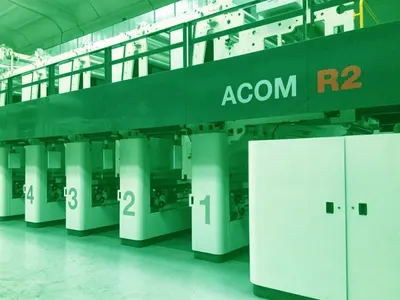 Comexi, Acom R2, 2017, 6 Colors, 1030mm Printing Width, Electronic Shaft