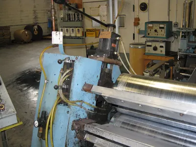 Indev, R&R Coater, 78" Face Rolls, with Drive