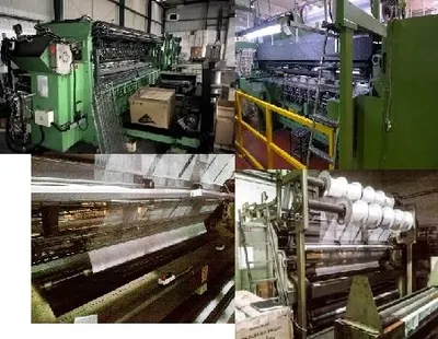 Raschel Knitting Machine, Multiple Models, Gauge Unknown, Used European Stock