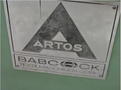 Artos Babcock, 5000, 1989, 3400mm Width, 8 Chambers, Oil Heated, Horizontal Pin/Clip Chain