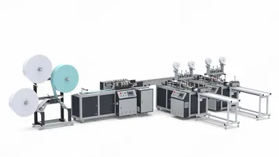 NovaStar, DT-4600, Fully Automatic Disposable Mask Making Machine, 7200 pcs/hr Capacity, 3-Ply Fabric Feeding