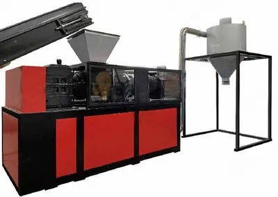 NovaStar, TEM-300, Plastic Film Squeezer Machine, 300mm Screw Diameter, 90 kW, 500 kg/h Capacity
