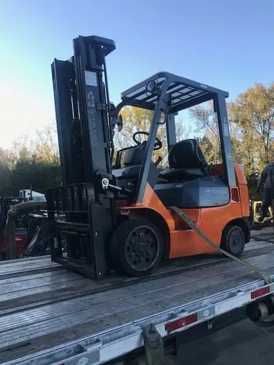 Toyota, 7FGCU25, 2005, 5000 lbs Capacity, Triple Stage Mast, Gasoline Engine