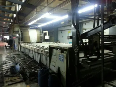 Buser Rotary Printing Machine, 1995, 1850mm, 2 Chambers, Gas Heated