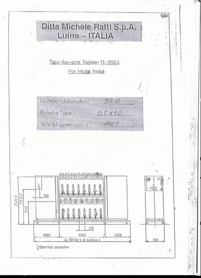 Ratti, R362J/320, Uptwisters, 320 Positions, Double Deck
