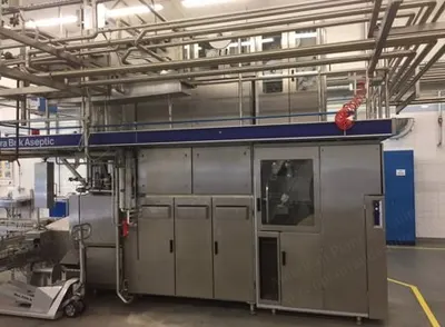 Tetra Pak, TBA 19 250ml, Prisma Filling Line, 6000 Working Hours, with Straw Applicator and Packer