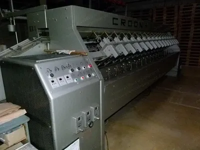 Croon + Lucke JKA 166 and G + W 765 Ball Winding Machines, 1980 to 1984, 16 and 20 Spindles, Automatic Doffing
