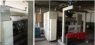 Ferraro, CUD FV, 1997, Polishing Calender, with Compactor, for Tubular Knitting Fabric, Steam