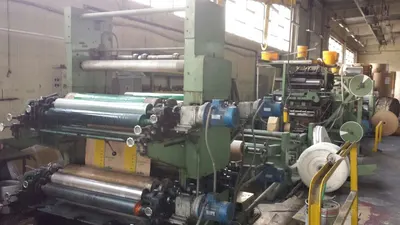 Holweg, Carry Bag Making Machine, 1975, 4 Colors, Bag Length 300-680mm, Bag Width 220-330mm