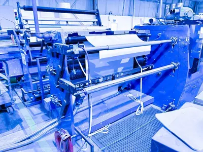 Black Clawson, 2-Drum Rewinder, 82 inch, 72 inch Max OD, 11 Slitters