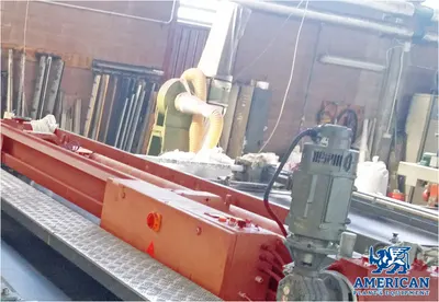 Aigle, Flocking Head, 1990, 3500mm Working Width, Meccanotessile Printing Head