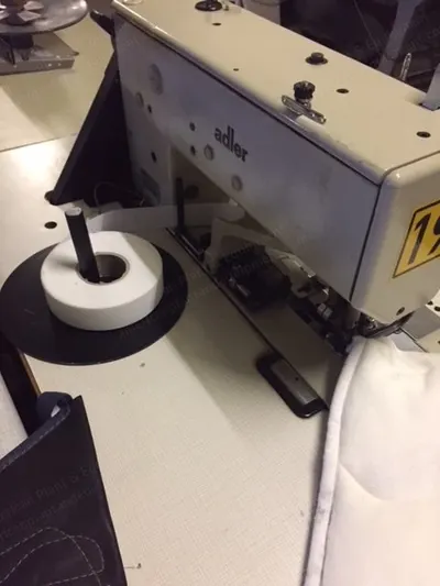 Durkopp Adler, 467-AE-73, Sewing Machine for Binder Tape, Triple Transport, Bracke Motor