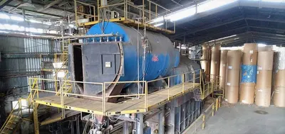 Hurst, 1000, 2004, Wood Fired Boiler with Recalox S.A. Rotary Dryer, 150 PSI, 34500 lbs/hr Steam, 2600mm x 12m
