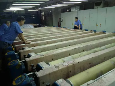 Zimmer Rotary Printer, 3400mm, 12 Colors, Oil Heated, 2010