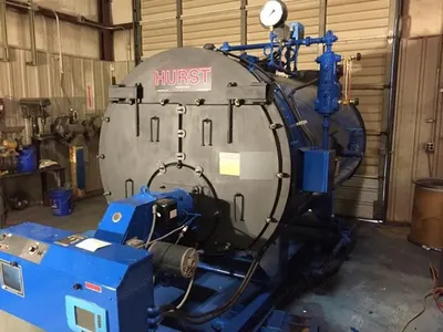 Hurst, 100 HP, 2009, 150 PSI, Natural Gas Fired, 4-Pass Wet Back