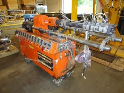 Leistritz, Counter-Rotating Twin Screw Extruder, 34mm, 7.5 kW