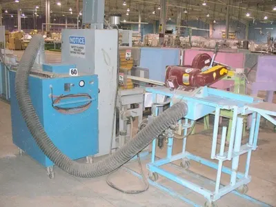 Baldor, Pultrusion Line, 2 HP, 1750 RPM, with Cut Off Saw
