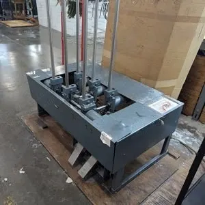 Cushion Stuffing Machine, Set Up for Inserting Cushions into Covers