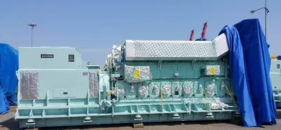 Hyundai, 2.1MW, 2014, HFO-Diesel Generator, 50 Hz, 750 RPM, 6000V