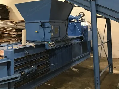 Piqua, PW72-50, Manual-Tie Baler, 30HP, 72"x48"x36" Bale Size