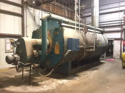 York Shipley Boiler, 2004, 17,250 lbs/hr, 500 HP, Natural Gas Fired