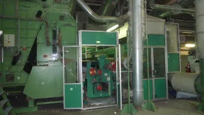 Fehrer, K12, 1994, Airlay Carding Line, 4400mm Width, with Rolando Hopper & V21 Opener