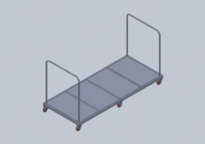 NovaStar, MA159, Mattress Cart, 2600x1100mm, 6 Wheels
