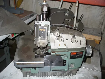 Porter, PFM-1000, Serger Flanger, with Table and Motor