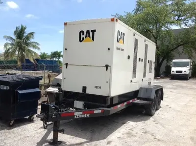 Caterpillar, XQ230, 2006, 230kW, 60Hz, 1800 RPM, Tandem Axle Trailer