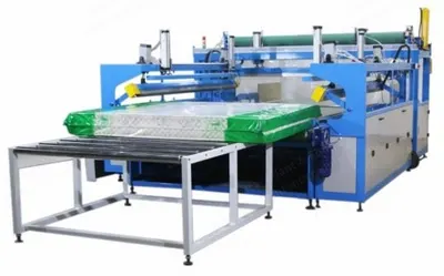 NovaStar, MP171, Automatic Mattress Film Packaging Machine, Max Mattress Size 2200x2100x450mm, 16kW