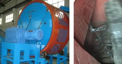 NovaStar, SG196, Double-Shaft Tire Crusher, 8 Tons/Hr Capacity, 1200mm Crushing Chamber, 2x37kW Motor Power