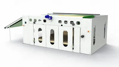 NovaStar, CR181, Feeder 2350mm, Single Cylinder Double Doffer Carding Machine 2500mm