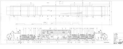 Brugman, Brubo-Matic, 1996, Roller Width 3200mm, Working Width 3000mm, 5 Compartments