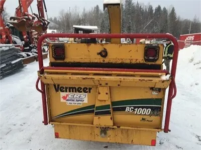 Vermeer, BC1000XL, 2011, 12" Brush Chipper, Cummins B3.3 Diesel Engine, 1046 Hours