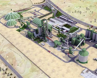 Unused Cement Manufacturing Plant, 2350 TPD, 750000 tpy Clinker, 1000000 tpy Cement