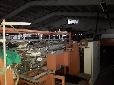 Akab, Bed Lining Folding Machine, 1987, Working Width 2600mm, Side Cutting, Side Sewing