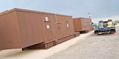 3000 Gallon Fuel Tank, Sound Attenuated Enclosure, UL142, Built for Caterpillar 3516B