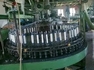 Krenzler, Reising, Hacoba, Lace Braiding Unit, 1992, 19-Machine Line, 44 to 88 Heads