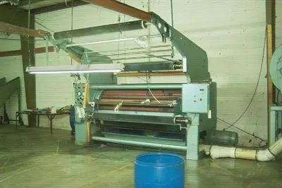 Gessner Napping Machine, 96" (2400mm) Width, 24 Rolls, Double Acting