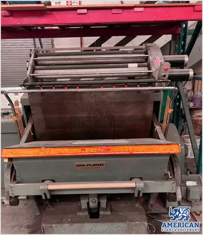Blueline Machinery, 1070-VP3, 1995, Uni-Platen Die Cutter, 29x42 inch, Two Station Foil System