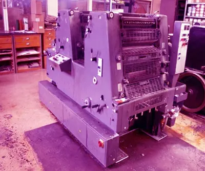 Heidelberg, GTO ZP 52 N+P, 1991, 2 Colors, 47 Million Impressions