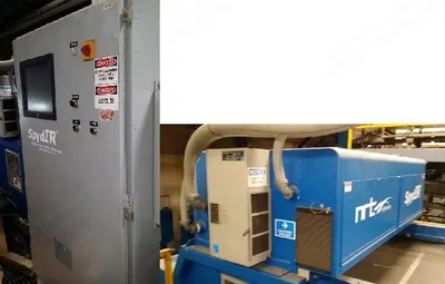Spydlr, 60, 2012, Infrared Flake Color Sorter, 48 inch x 15 ft Belt Feed Conveyor